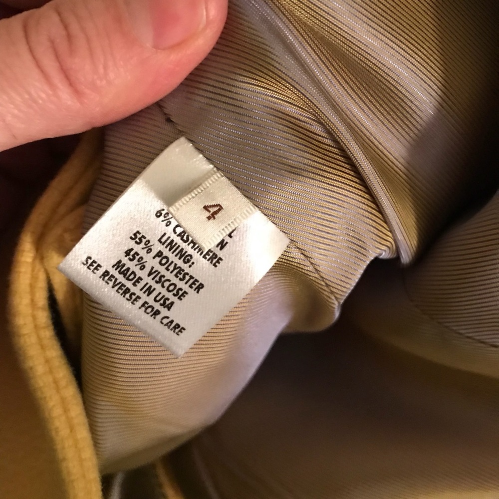 Mint by Jodi Arnold yellow wool jacket - Picture 5 of 6